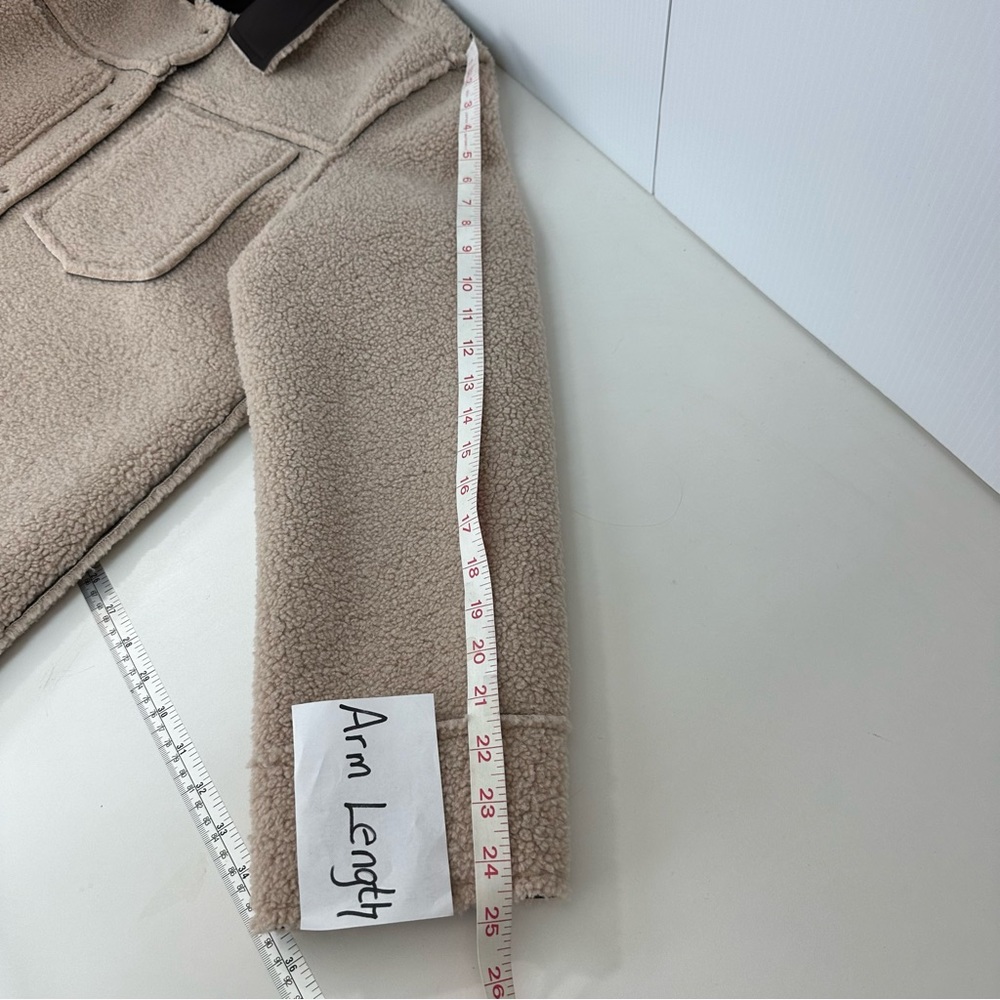 Vintage Havana Suede Leather Faux Shearling Coat Jacket Reversible Brown… - Picture 13 of 14